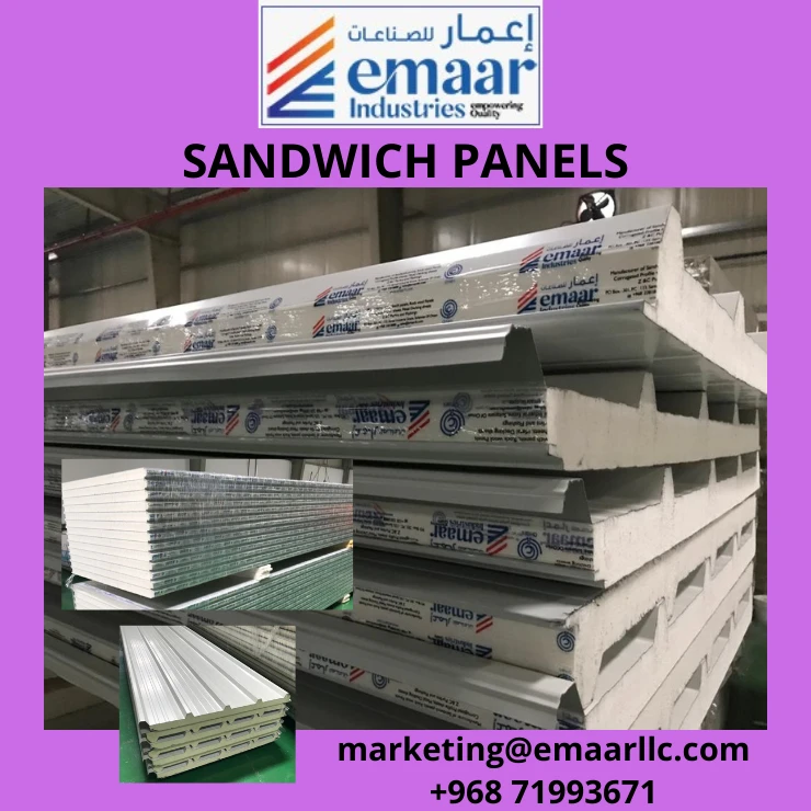 Buy Pu / Polyurethane Foam Sandwich Panels from emaar industries llc., Oman