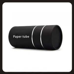 Customized creative round kraft paper gift tube packaging
