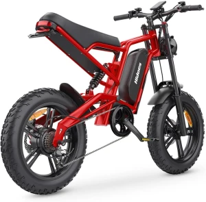 Kanpe Fat Tire Electric Bike for Adults,80N·M Torque Motor