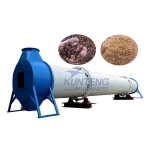 Industrial Waste Dryer Drum Dryer Rotary Wood Chip Fruit Pomace Spent Coffee Grounds Dryer