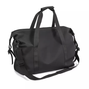fashion tote duffel bags with shoulder strap waterproof black women weekender travel bag
