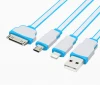 Iphone4s one with three charging cable suitable for dual iPhone data cables
