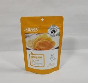 Snack Food Thai dried mango packaging pouches mango packaging bags