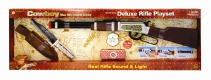 Cowboy Rifle w/Knife Set