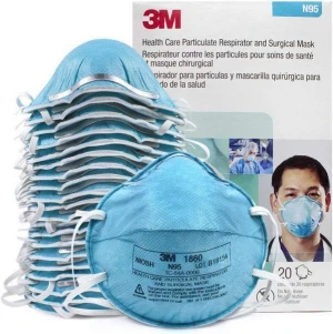 3M 1860 Health Care Particulate Respirator & Surgical Mask N95