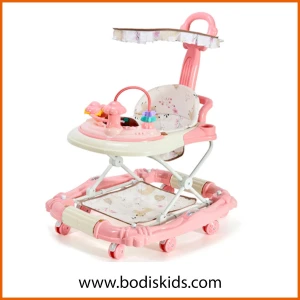 Four-in-one Outdoor Baby Walker with Activity Tray