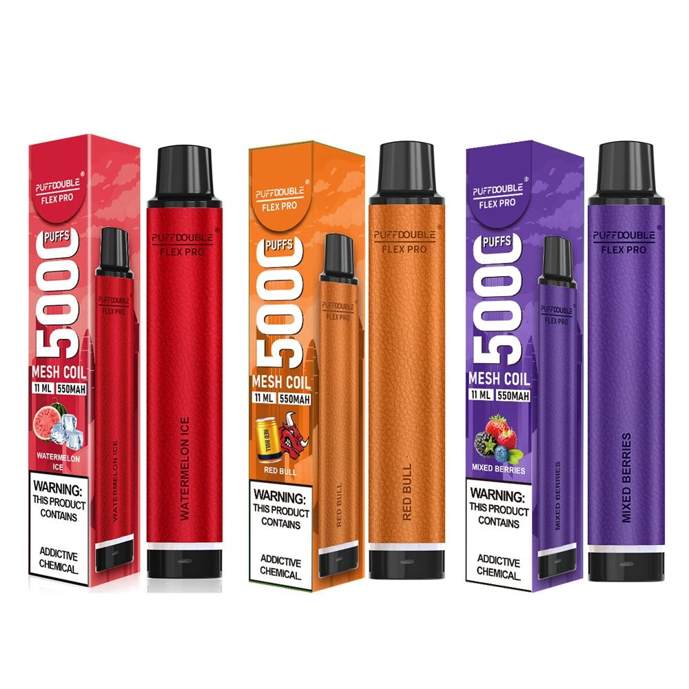 Buy Puff Double Flex Pro 5000 Puff Disposable Leather Sytle