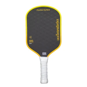 3D carbon fiber pickleball paddle with friction surface  16mm lightweight racket