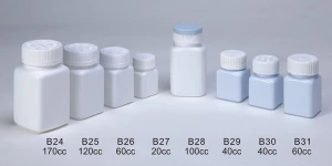 High Quality Plastic Square Medicine and Tablet Bottles