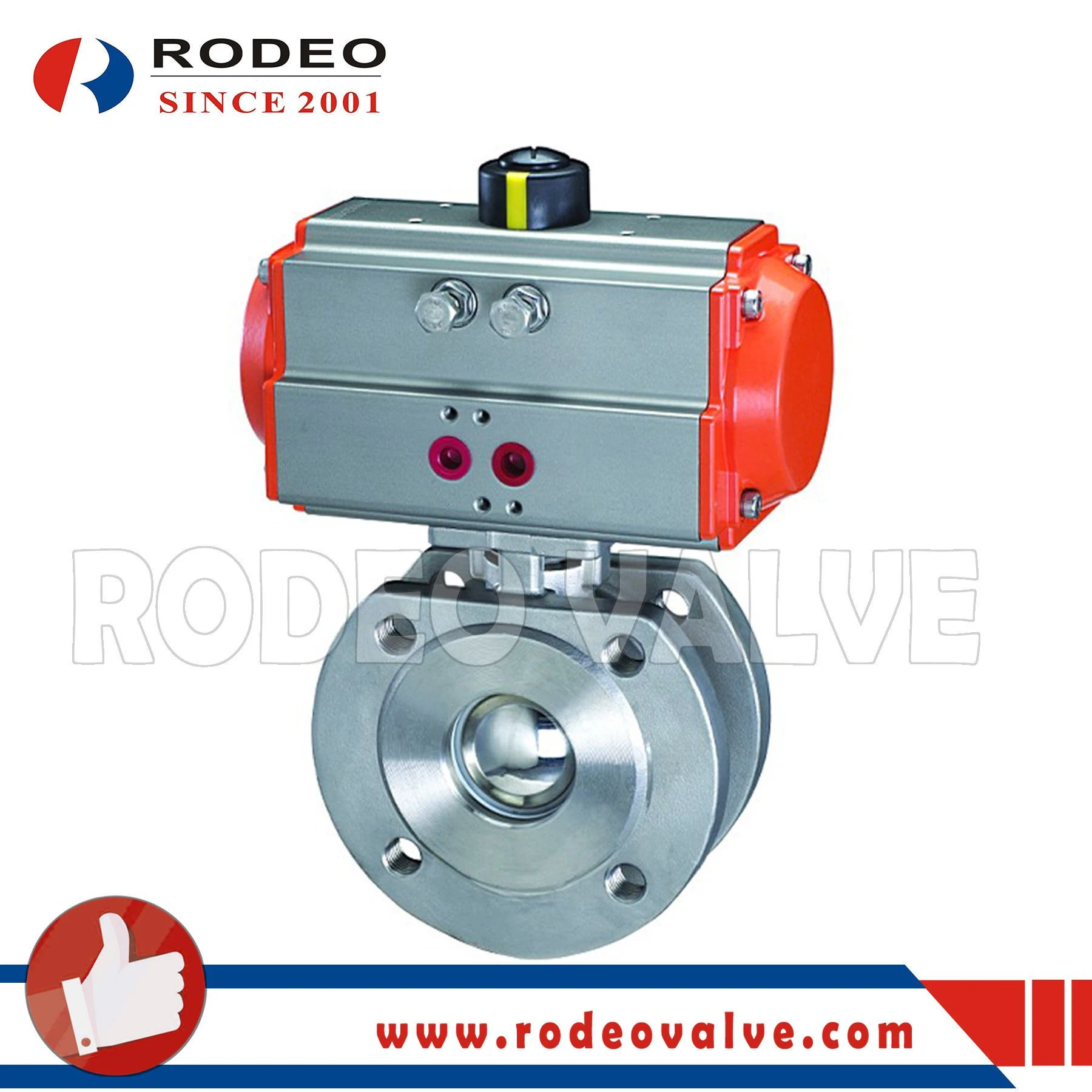 Buy Pneumatic Stainless Steel Wafer Ball Valve from RODEO VALVE LTD ...