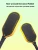 Import 3D carbon fiber pickleball paddle with friction surface  16mm lightweight racket from China