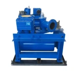 Industrial Tri-lobe Roots Blower High Pressure 3 Phase Motor Driven Cast Iron Blades Taper-lock Shaft Mounting Pneumati