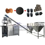 Stainless steel hydraulic hazelnut shell peanut shell coconut shell carbon powder briquetting machine