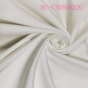 AC-CSOS802G 79.7%Long staple cotton 17.5%sorona2.8%spandex knitted fabric