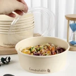 Disposable Salad Bowls Paper Food Bowls