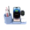 3 In 1 Wireless Charger Stand With Pen Holder Multifunctional Desktop Charging Bracket