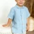 Import Little Boys 100% Linen Short Sleeves Turn Down Collar Top Kids Blouse from China