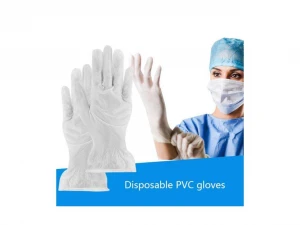 100pcs Medical Vinyl Examination Gloves Latex Free Rubber