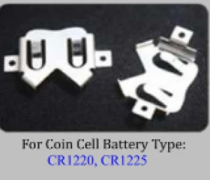 Coin cell battery holder