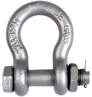 G 2130 forged bolt type anchor shackle