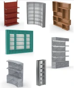 High Quality Book Shelves Display Cabinet