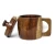 Import TWudHand crafted Wooden Mug for Drinking coffee Tea Light weight - from India