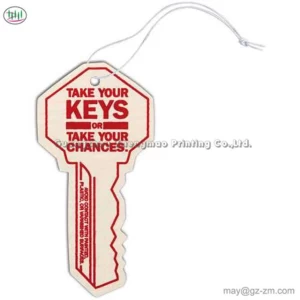 Key Air Freshener Shape Paper Custom Different Shapes And Fragrance