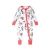 Import Custom High Quality Bamboo Fiber Fabric Long Sleeve With Zipper Printing Baby Boys Clothing Romper from China