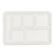 Import 5 6 Compartment Eco-Friendly Compostable Disposable Buffet School Hospital Fast Food Restaurant Lunch Tray from China