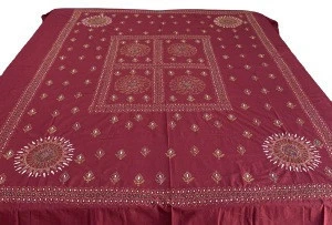 100 % cotton material handmade Kantha bohemian Luxury bedspread