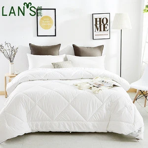 100% Down-proof cotton polyester filling bed thick wool duvet microfiber comforter