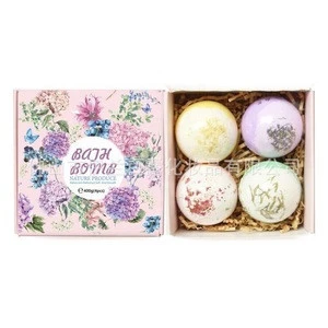 100g bath fizzy with Dried Flowers Gift set Birthday Mothers day Gifts idea For Her hand made Fizzies Bath Ball Bath Bombs