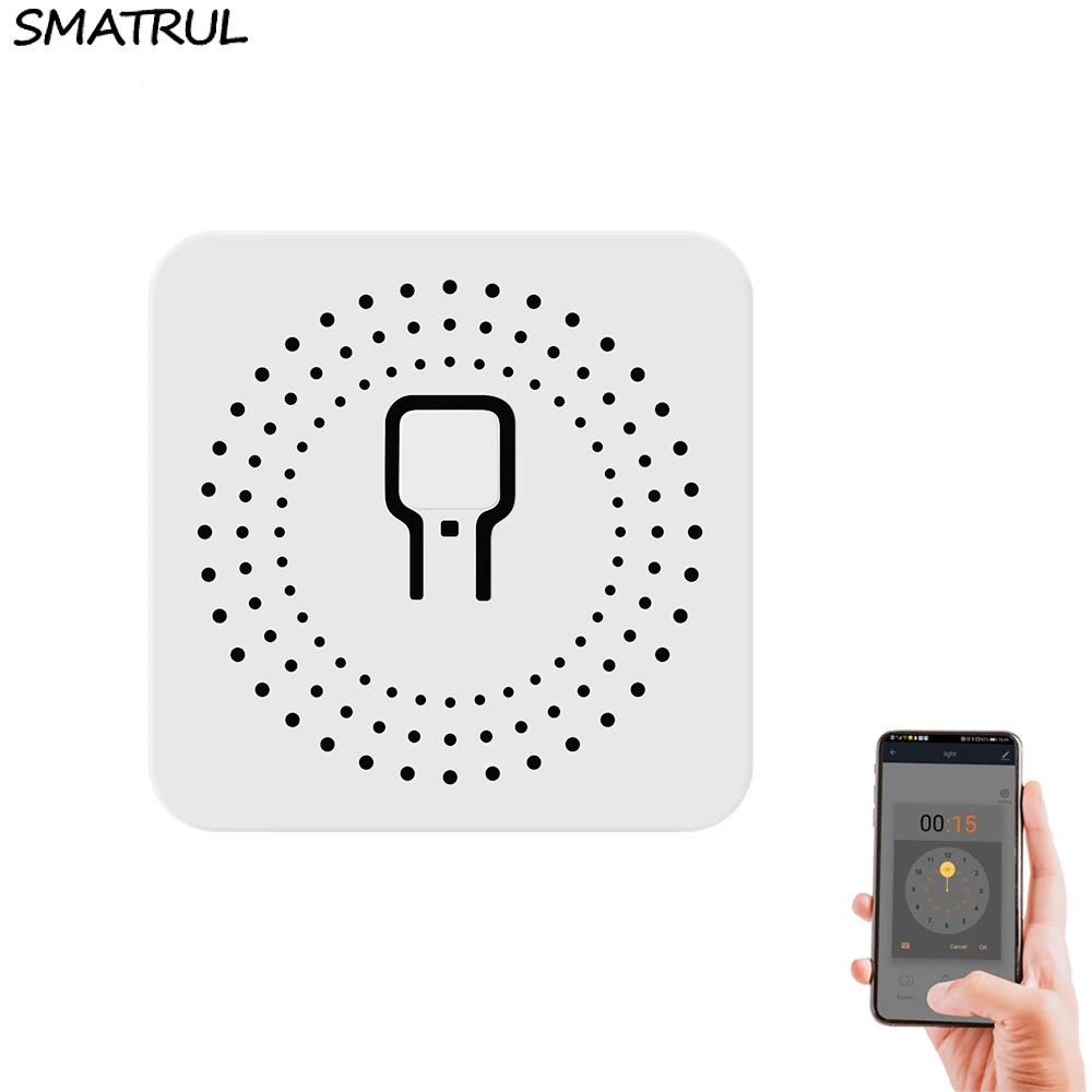 100pcs 16A Mini Smart Wifi DIY Switch S Smart Home Automation Module, Universal DIY Module for Smart Home Automation Solution,