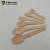 Import 10cm disposable wooden spoons with logo on both side from China
