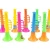 Import 11CM multi-color plastic Classical horn with whistle horn style whistle children gift small gift candy toys for promotion gifts from China
