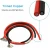 Import 12 Gauge Silicone Rubber Heat Resistance Insulation Wire Red And Black Flexible 12 AWG Stranded Copper Wire from China