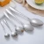 Import 12 Pieces 8" Stainless Steel Table Dinner Spoon, Sliverware Dishwasher Safe Customize Logo from China