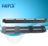 12 port Wall Mounted UTP Cat5e Cat6 Patch Panel 10" 1U, Krone or 110 Dual IDC