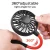 Import 1200mAh 2000mAh USB Mini Rechargeable Small Portable Sports Fan with light Usb Desk Hand Air Conditioner cooler for outdoor from China