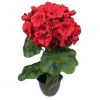 12&quot;H Artificial Silk Flower Begonia Flower Potted Begonia for Garden Home Decoration