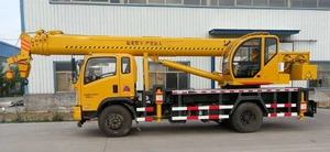 12T telescopic truck crane with low price