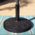 Import 13KGS Outdoor Leisure Round Bronze Resin Gothic Terrace Umbrella Base from China