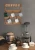 Import 13x17 Brown Kitchen Display Storage and Collection Wall Mounted Rustic Wood Cup Organizer Coffee Mug Holder with 8 Hooks from China