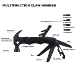 14 In 1 Multi Screwdriver Outdoor Camping Multitool With Hammer Stainless Steel Pliers Multi Function Claw Multi Purpose Hammer