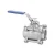 Import 1/4&quot; 3 Piece Body SS304 NPT Stainless Steel Ball Valve from China