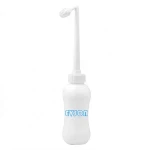 15.2oz White Color Upside Down Peri Bottle,Peri Bottle for Postpartum Care,Portable Bidet Bottle MomWasher for Perineal Recovery