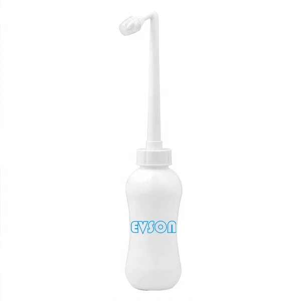 15.2oz White Color Upside Down Peri Bottle,Peri Bottle for Postpartum Care,Portable Bidet Bottle MomWasher for Perineal Recovery