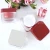 Import 15g 30g 50g red acrylic cosmetic packaging cosmetic square cream jar container with lid from China