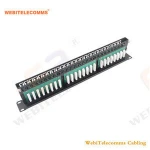 19'' UTP Cat 6 48 Ports Patch Panel for Data Center Solutions
