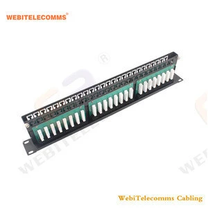 19&#39;&#39; UTP Cat 6 48 Ports Patch Panel for Data Center Solutions